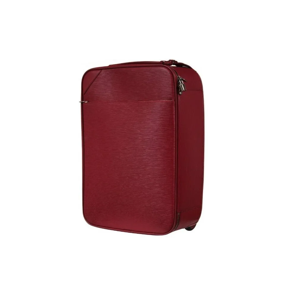Louis Vuitton red leather
